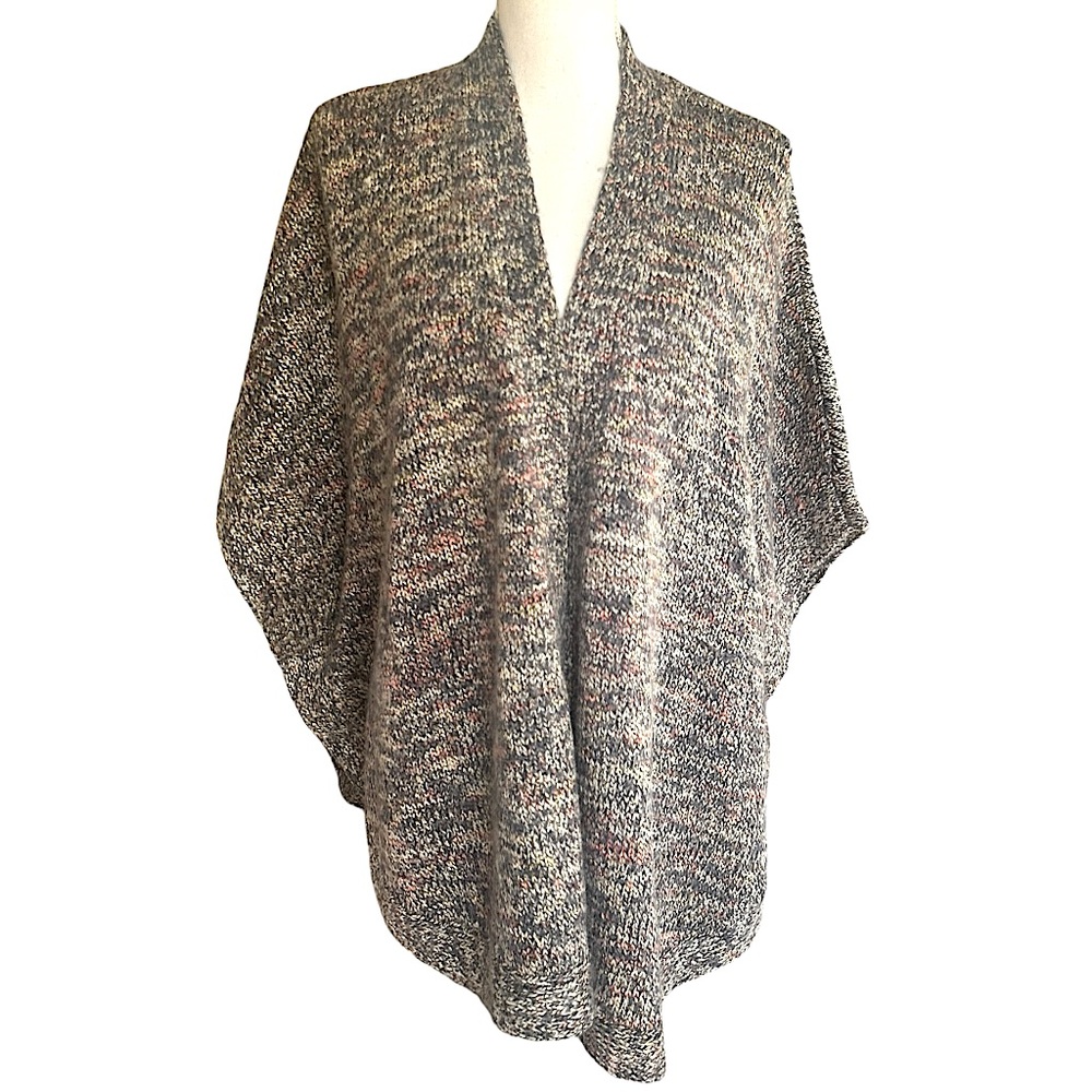 MOTHERHOOD Maternity Marled Knit Cocoon Cardigan Sweater